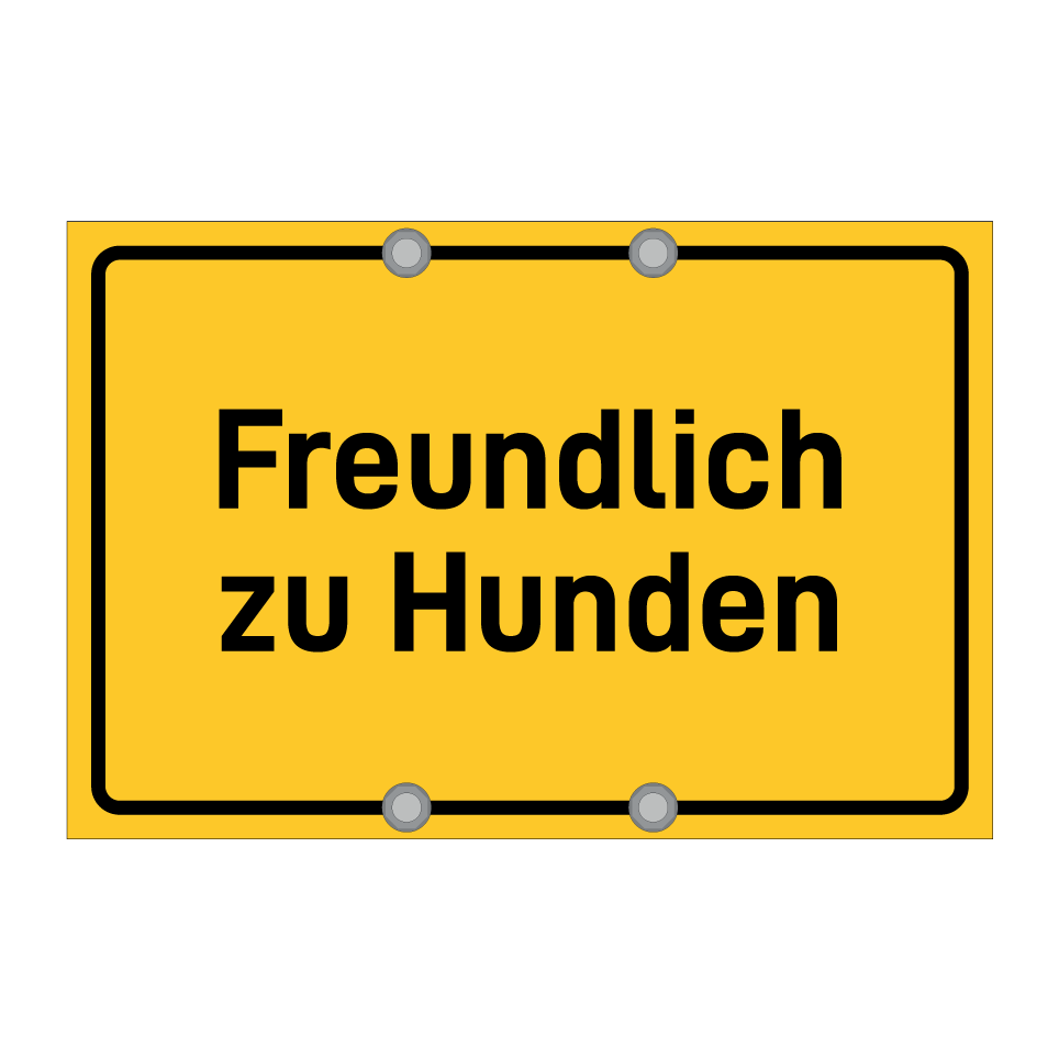 Freundlich zu Hunden