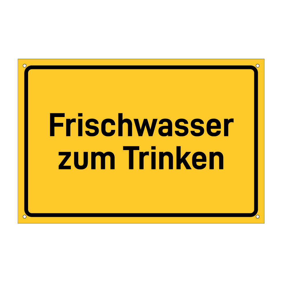 Frischwasser zum Trinken