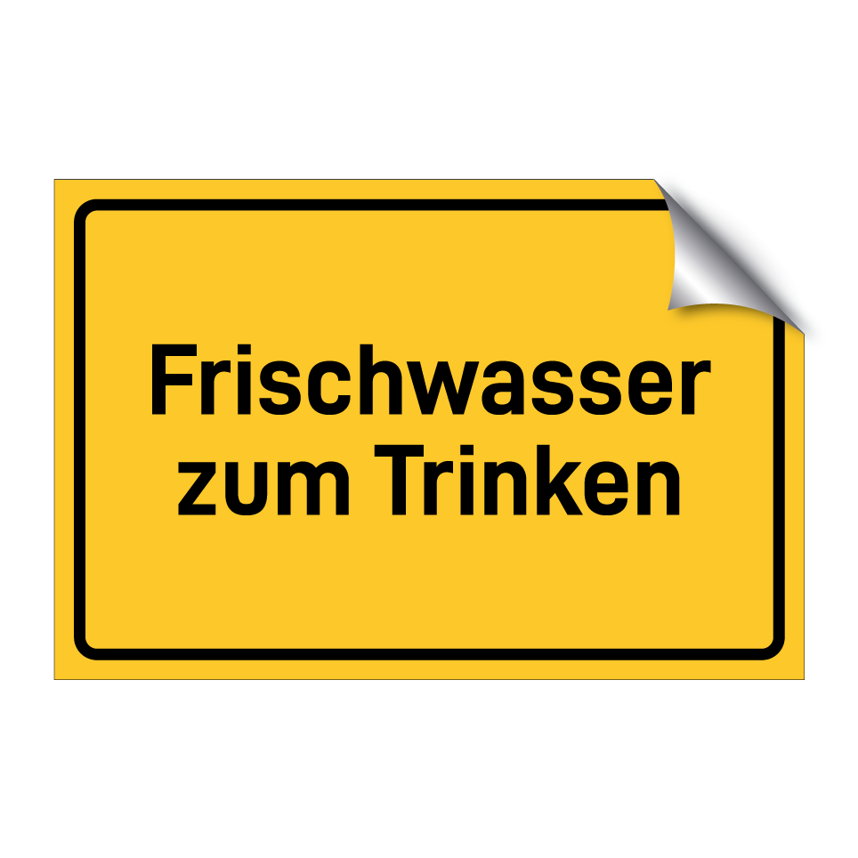 Frischwasser zum Trinken
