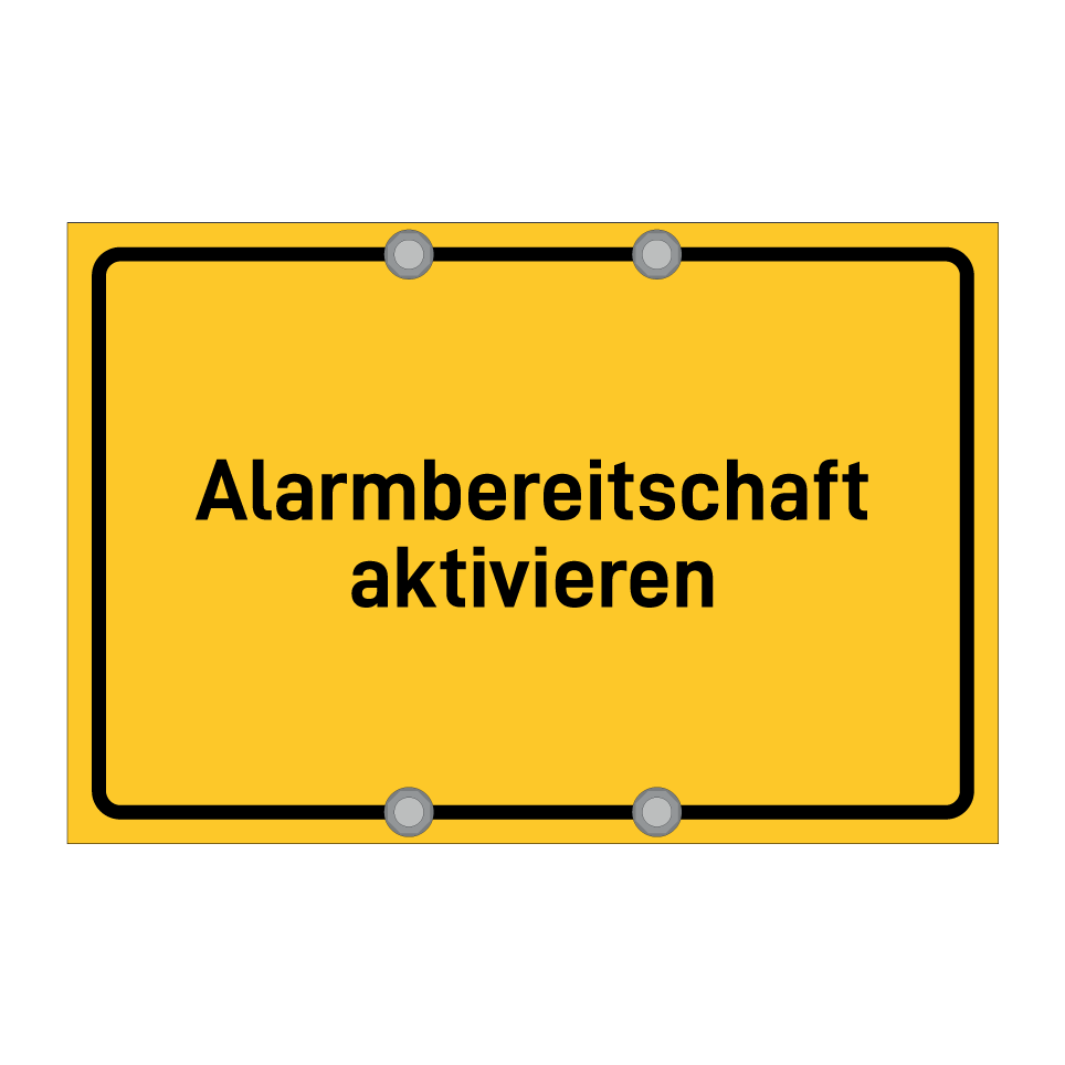 Alarmbereitschaft aktivieren