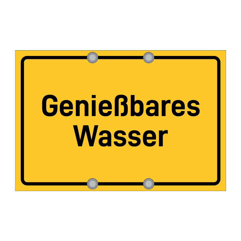 Genießbares Wasser