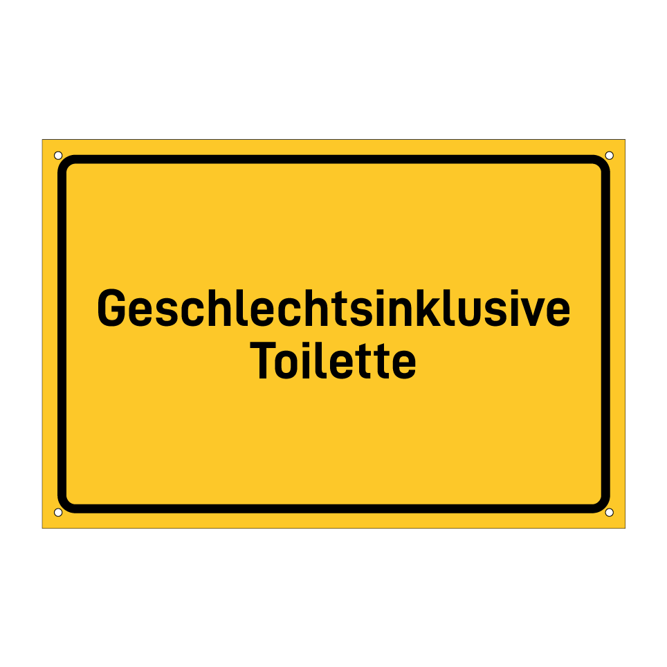 Geschlechtsinklusive Toilette