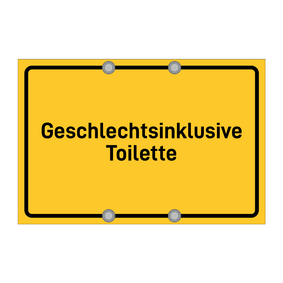 Geschlechtsinklusive Toilette
