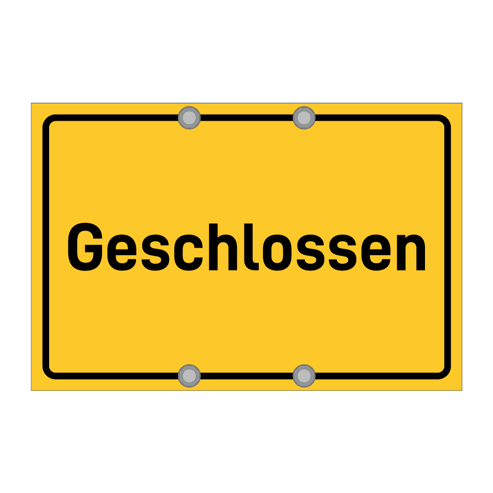 Geschlossen