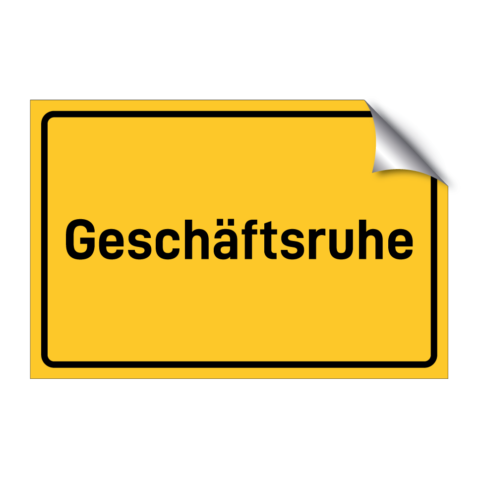 Geschäftsruhe