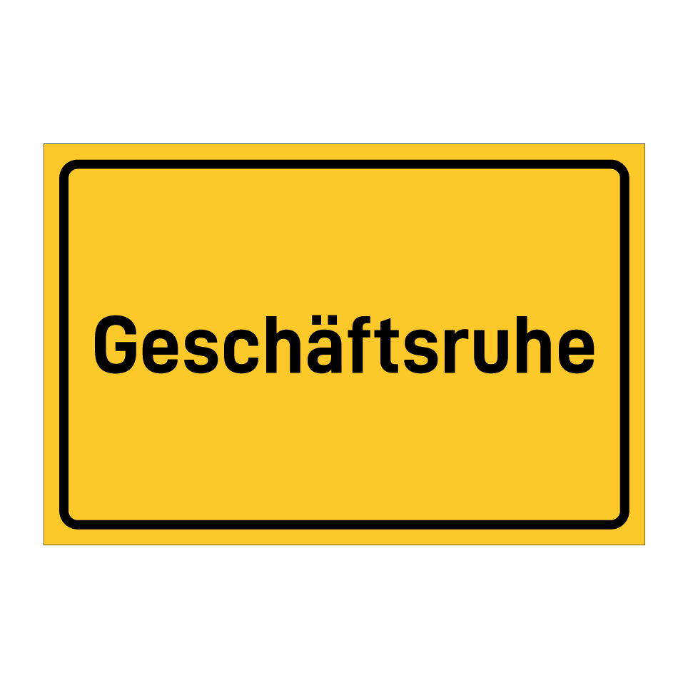 Geschäftsruhe