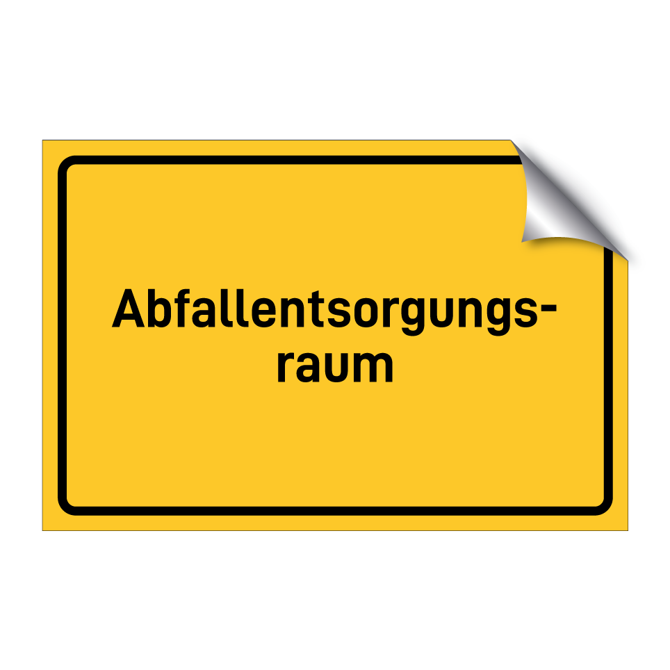 Abfallentsorgungs- raum