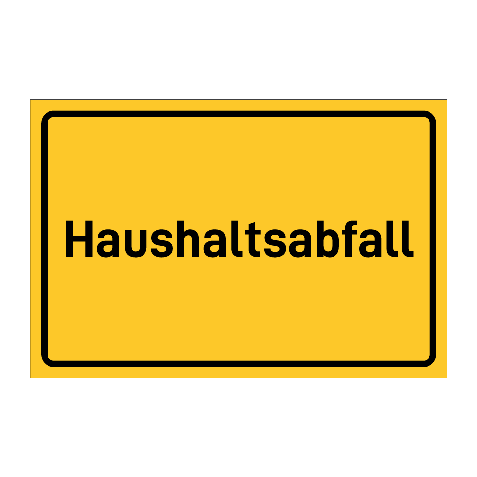 Haushaltsabfall