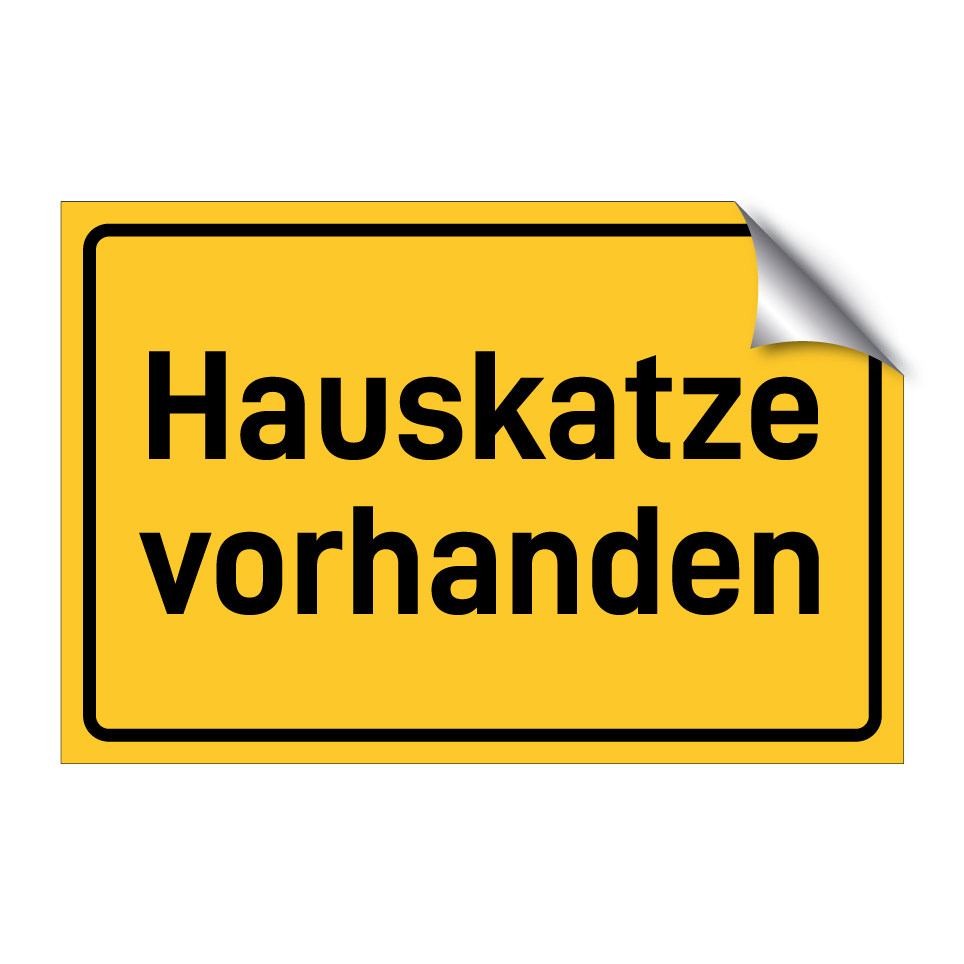 Hauskatze vorhanden
