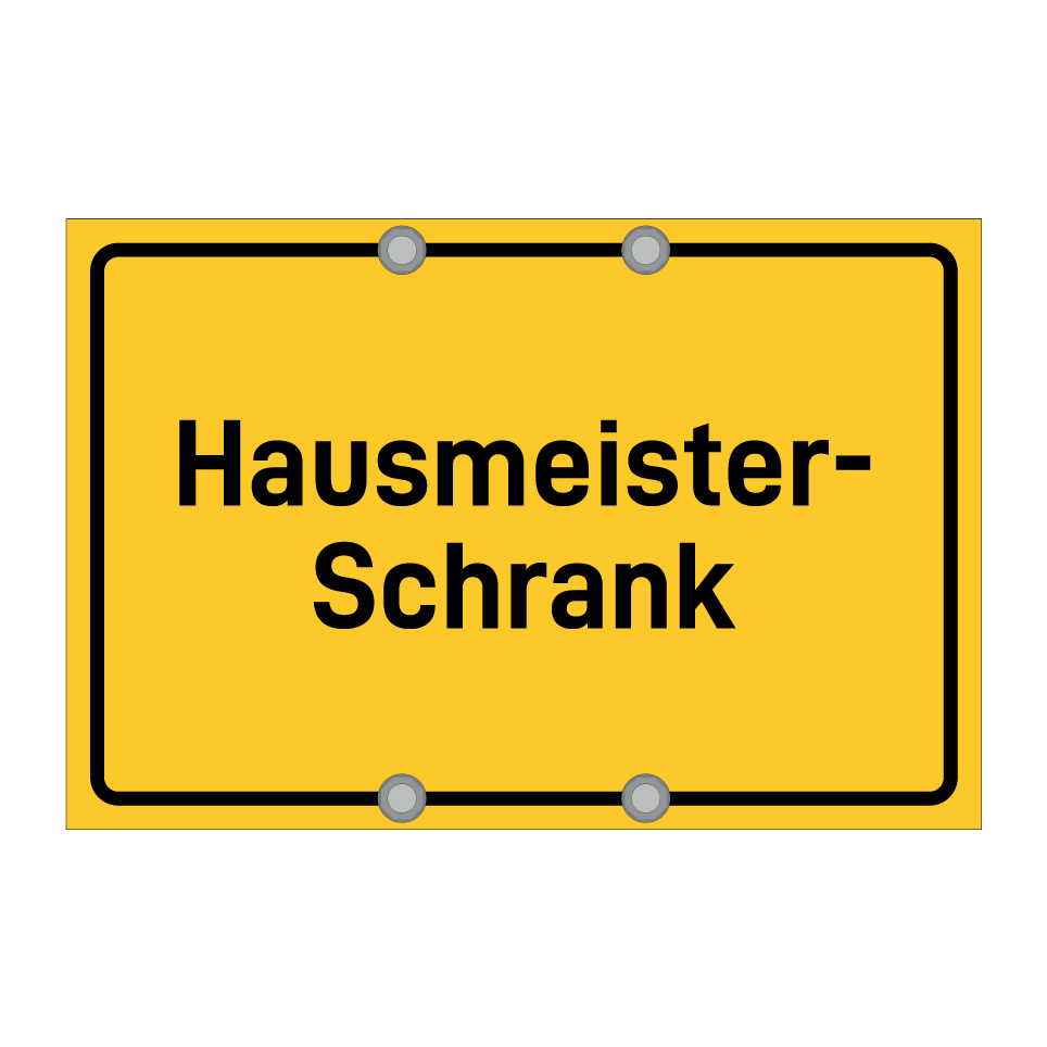 Hausmeister- Schrank
