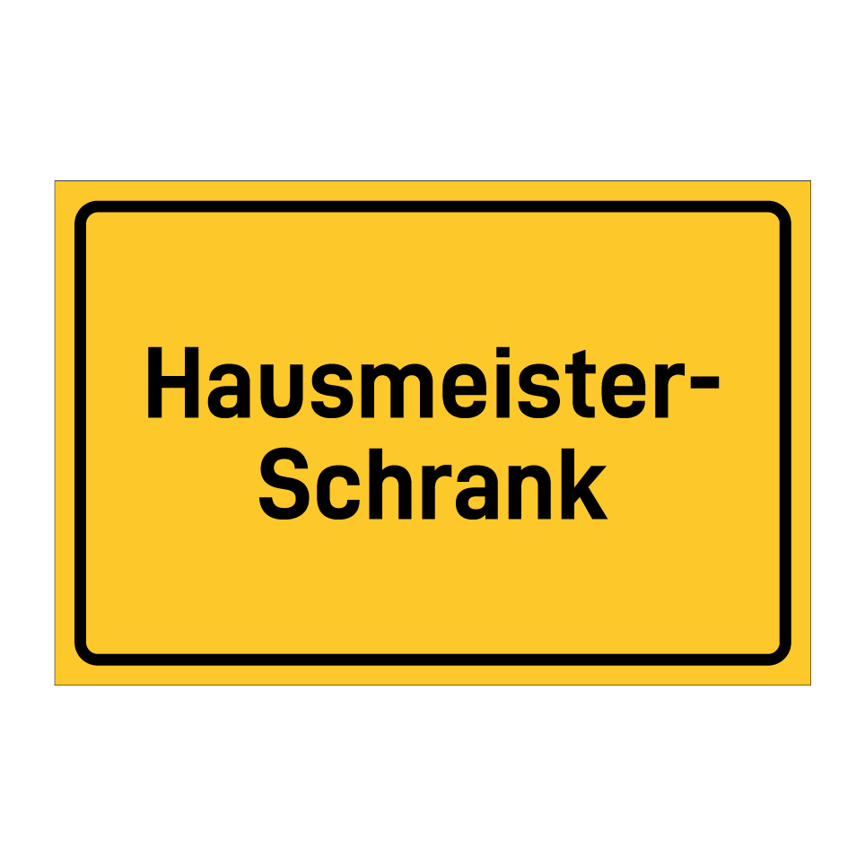 Hausmeister- Schrank