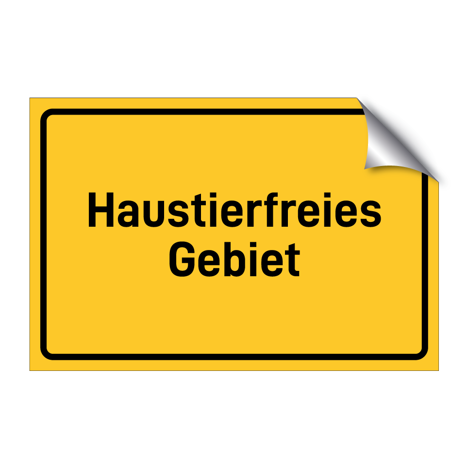 Haustierfreies Gebiet
