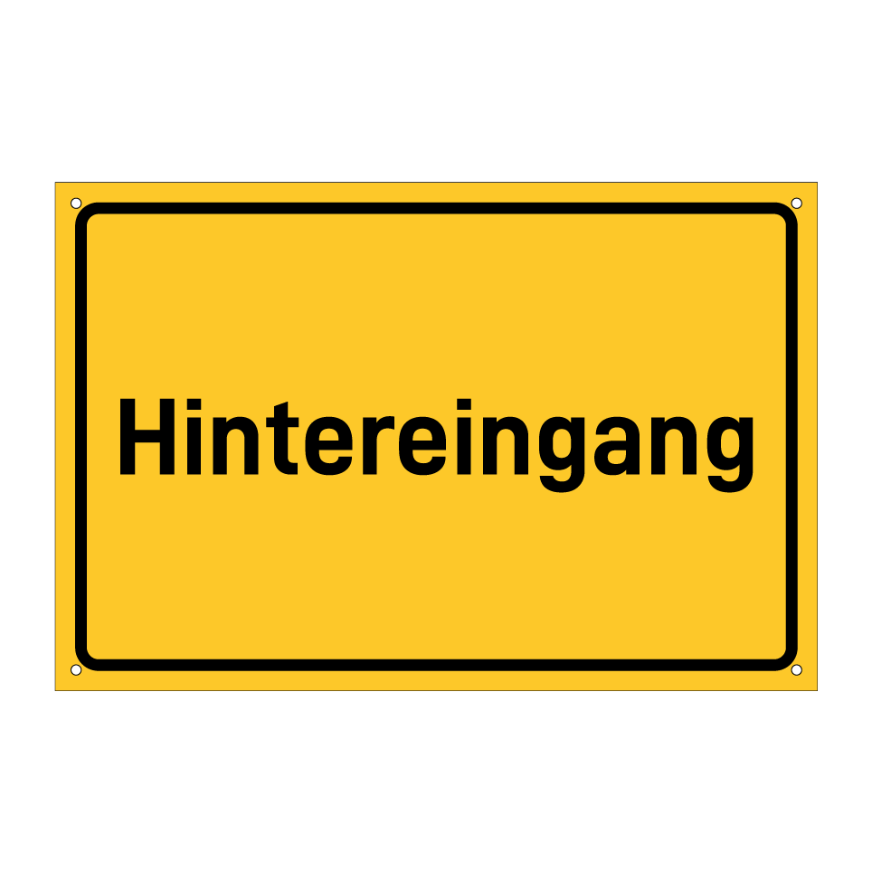 Hintereingang