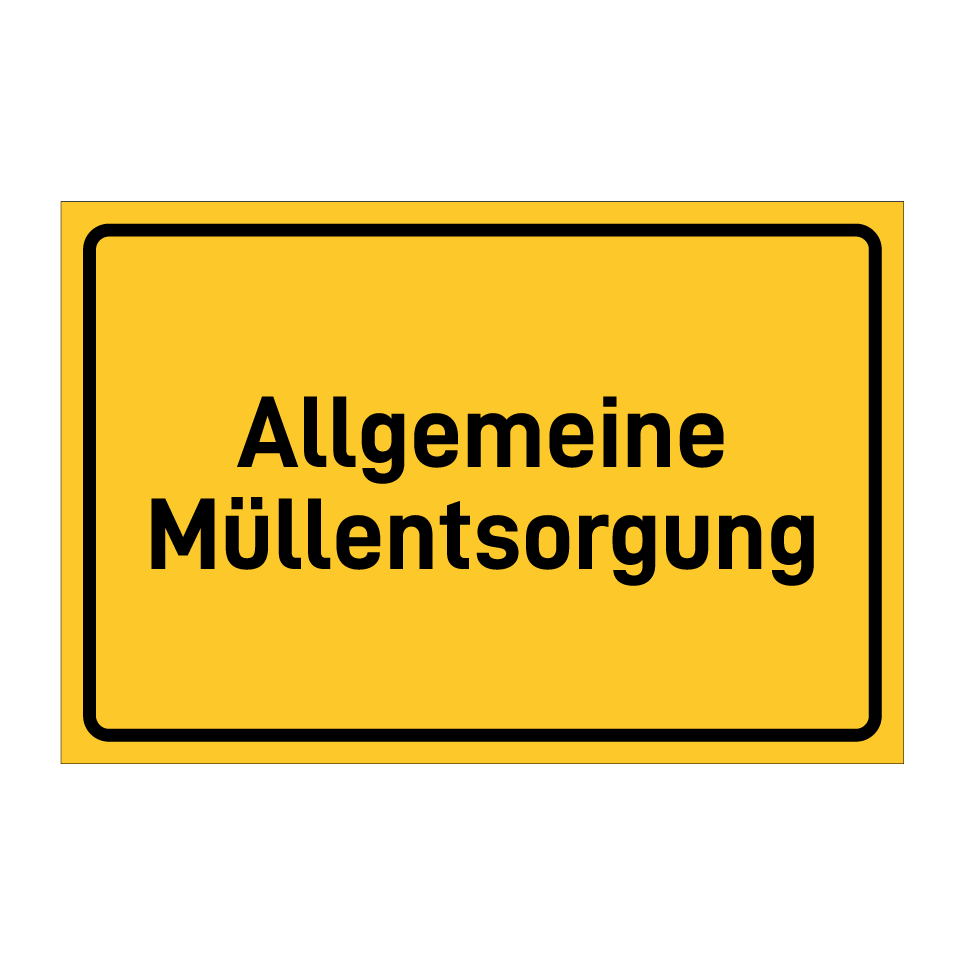Allgemeine Müllentsorgung