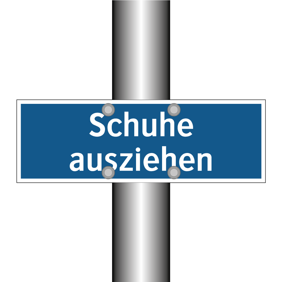 Schuhe ausziehen