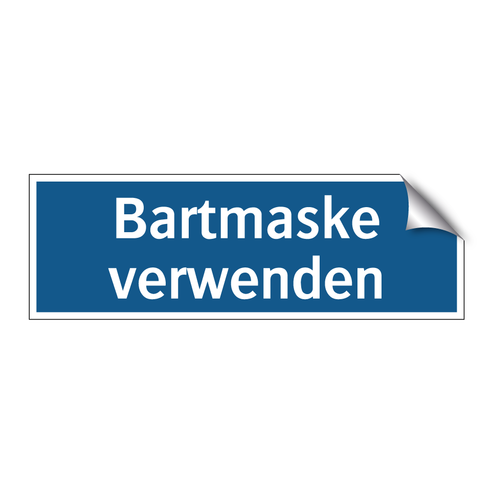 Bartmaske verwenden