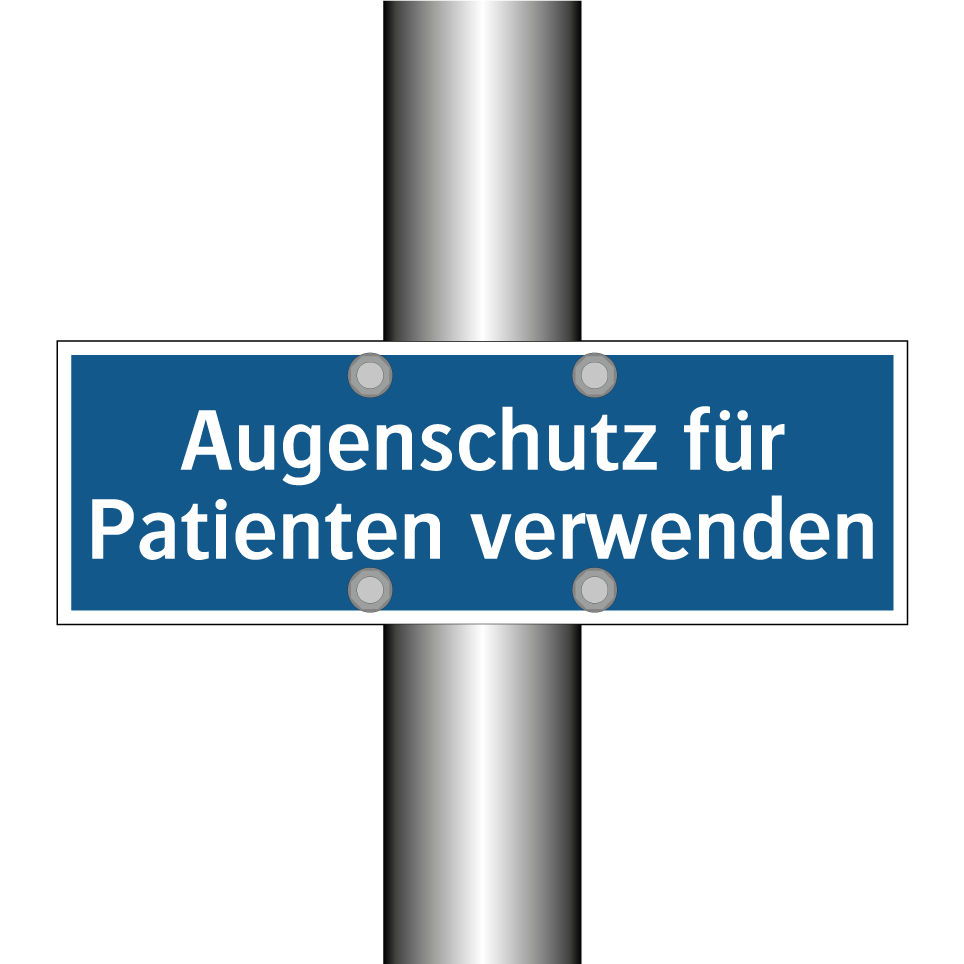 Augenschutz für Patienten verwenden