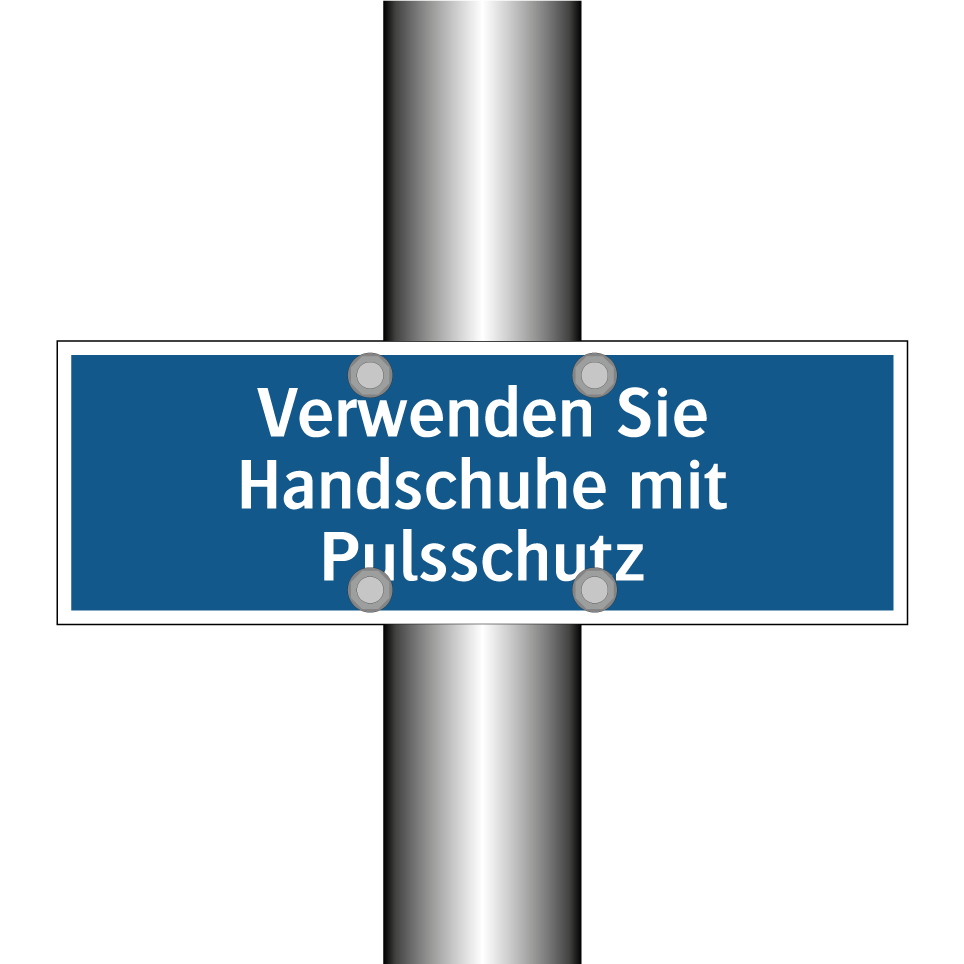 Verwenden Sie Handschuhe mit Pulsschutz