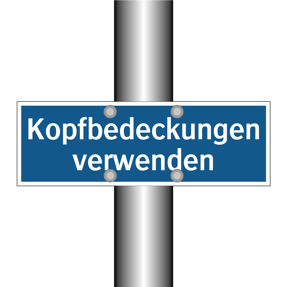 Kopfbedeckungen verwenden