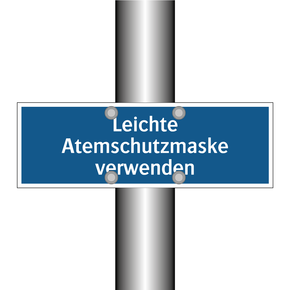 Leichte Atemschutzmaske verwenden