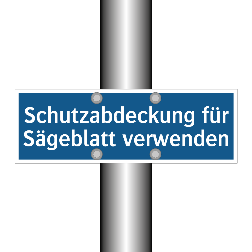 Schutzabdeckung für Sägeblatt verwenden