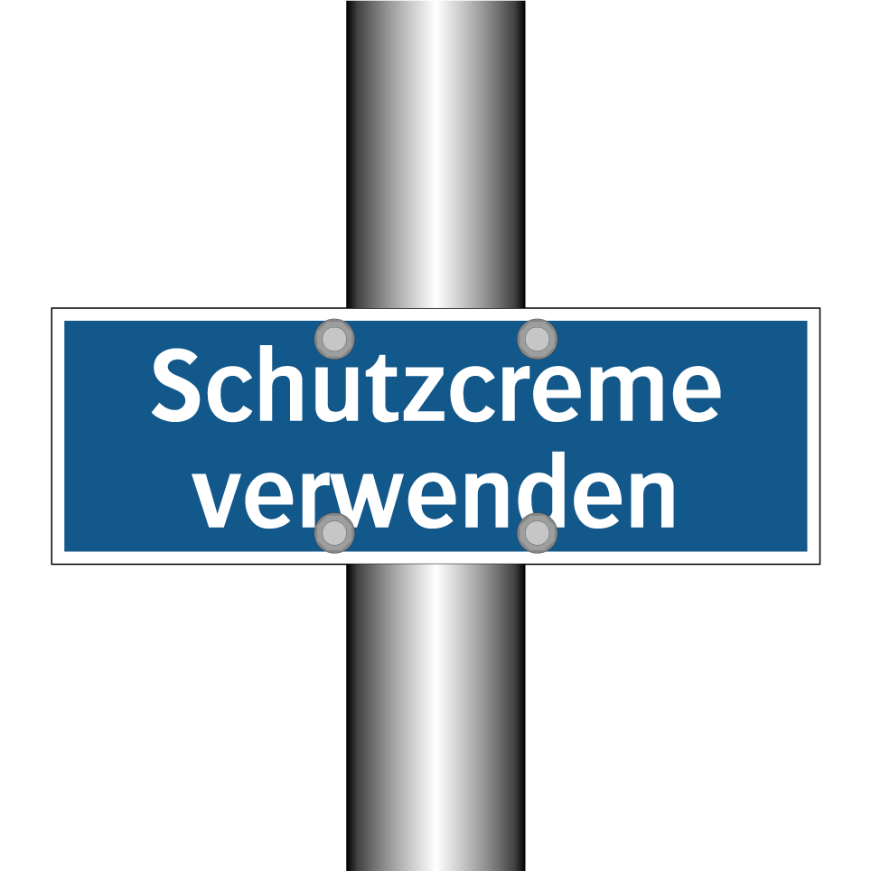 Schutzcreme verwenden