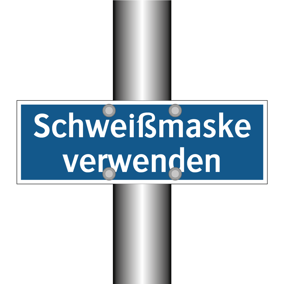 Schweißmaske verwenden