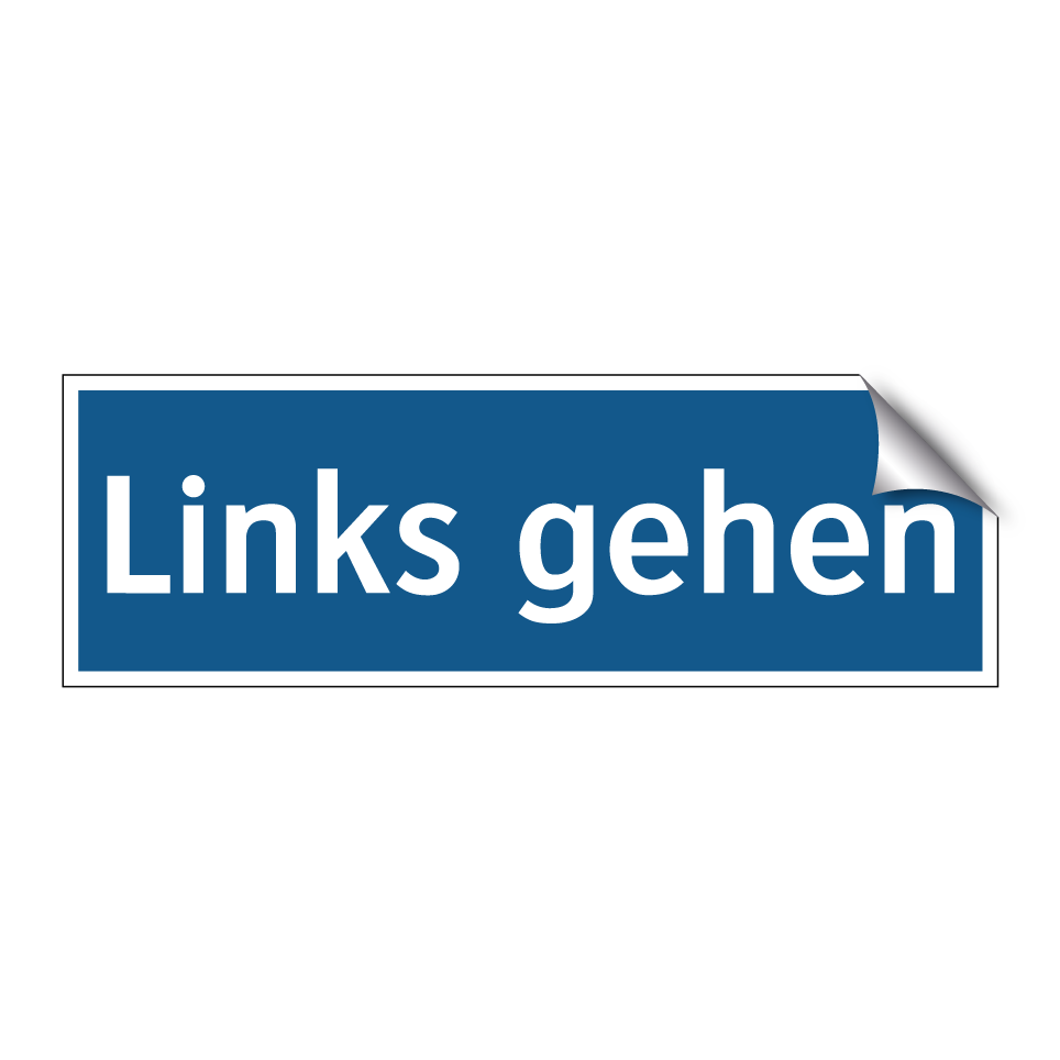 Links gehen