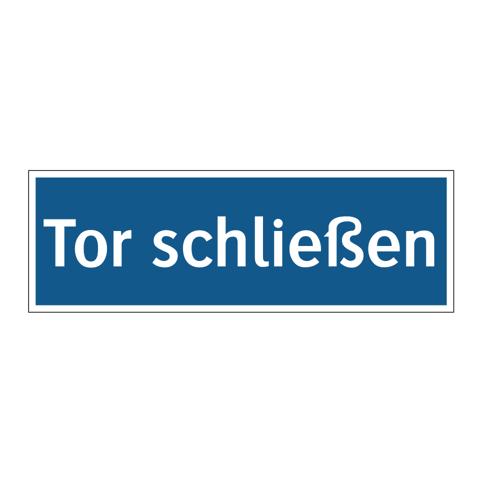 Tor schließen