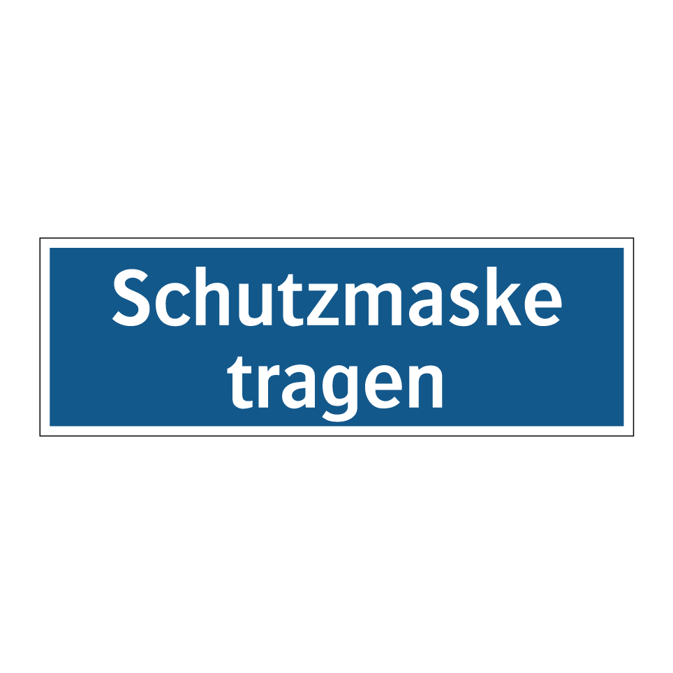 Schutzmaske tragen