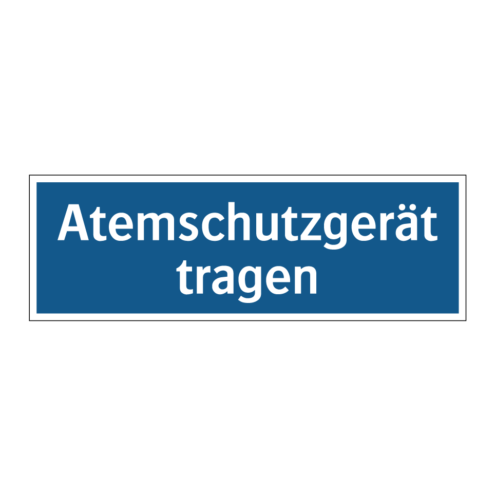 Atemschutzgerät tragen