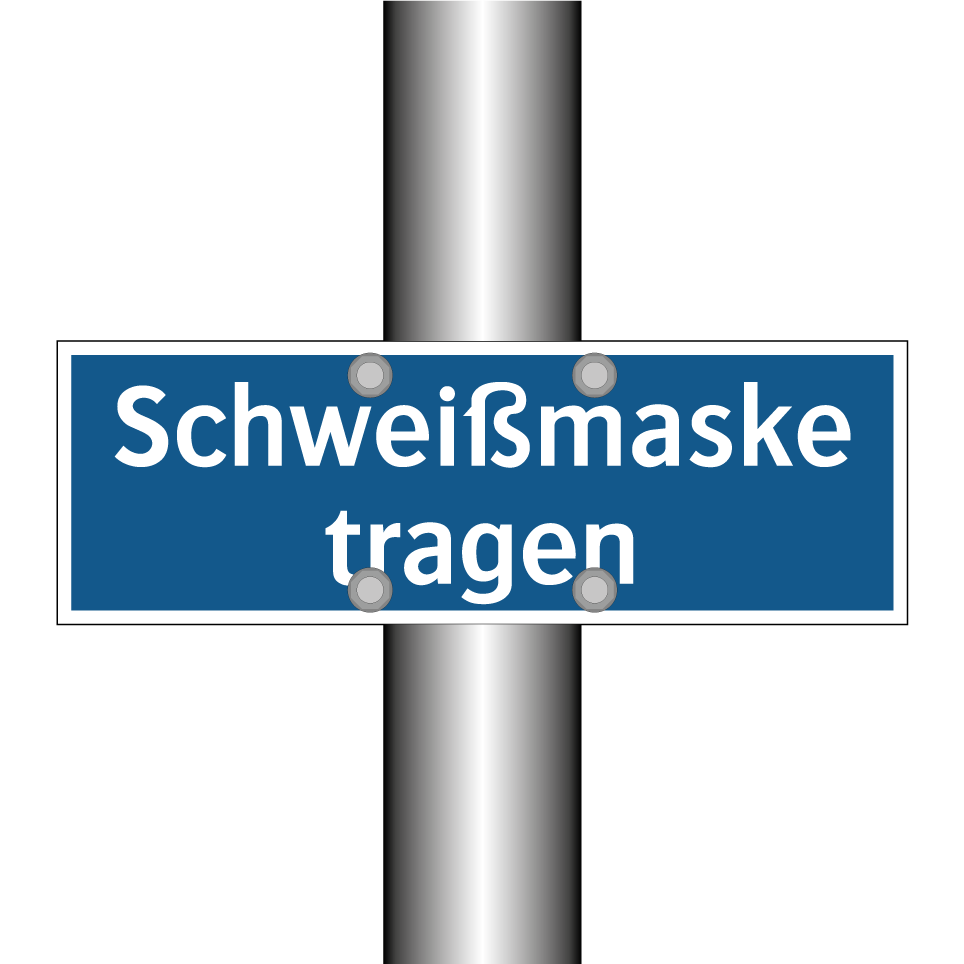 Schweißmaske tragen