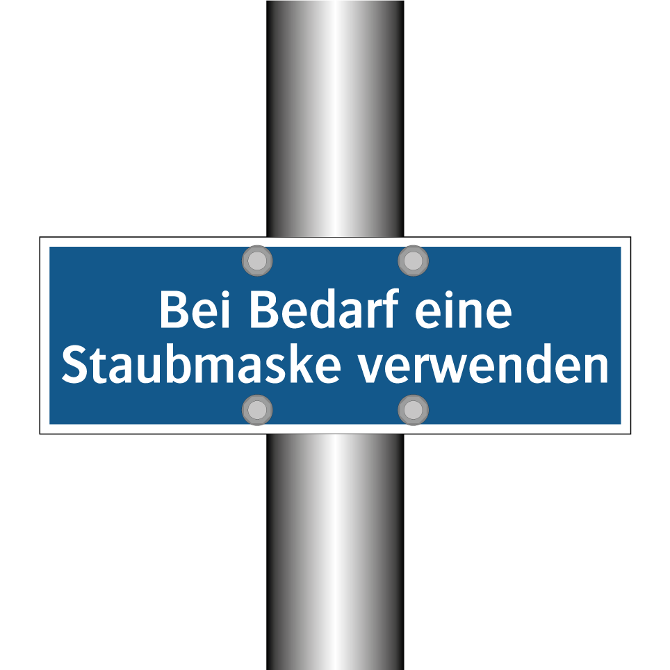 Bei Bedarf eine Staubmaske verwenden