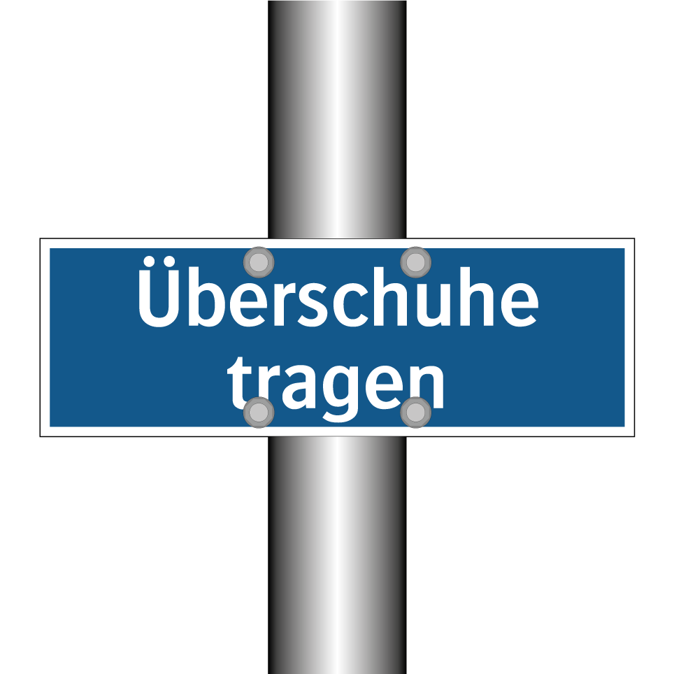 Überschuhe tragen
