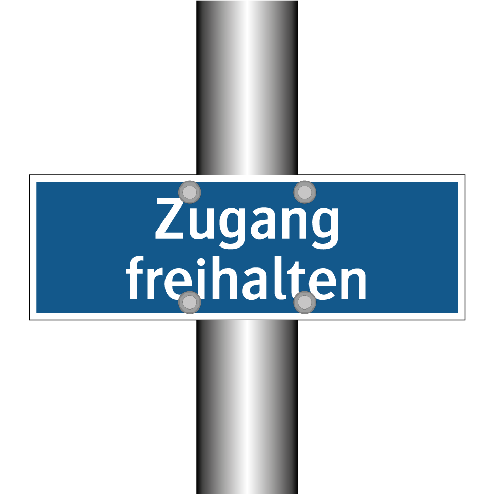Zugang freihalten