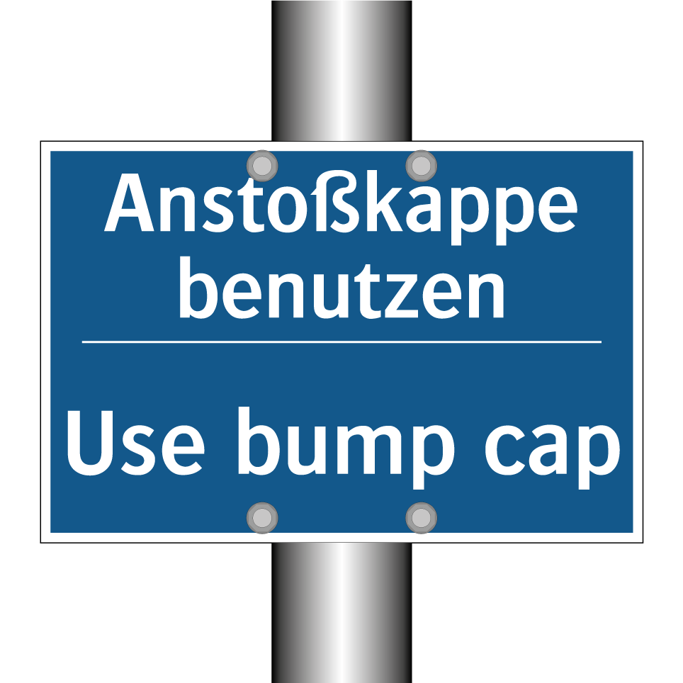 Anstoßkappe benutzen - Use bump cap