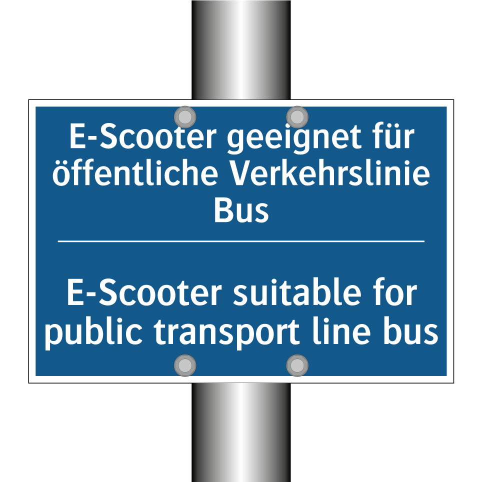 E-Scooter geeignet für öffentliche /.../ - E-Scooter suitable for public /.../