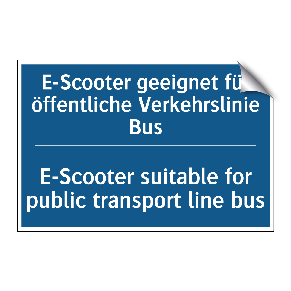 E-Scooter geeignet für öffentliche /.../ - E-Scooter suitable for public /.../