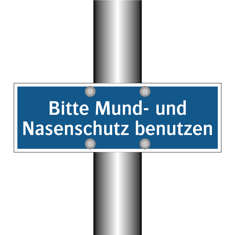 Bitte Mund- und Nasenschutz benutzen