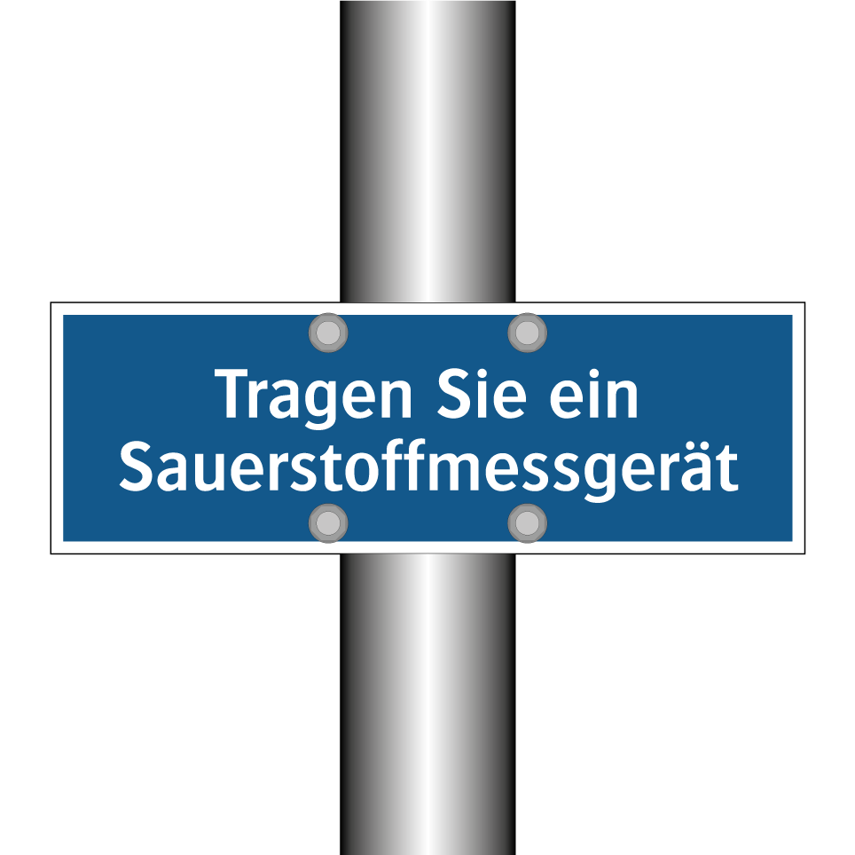 Tragen Sie ein Sauerstoffmessgerät