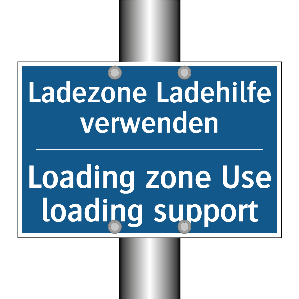 Ladezone Ladehilfe verwenden - Loading zone Use loading support/.../