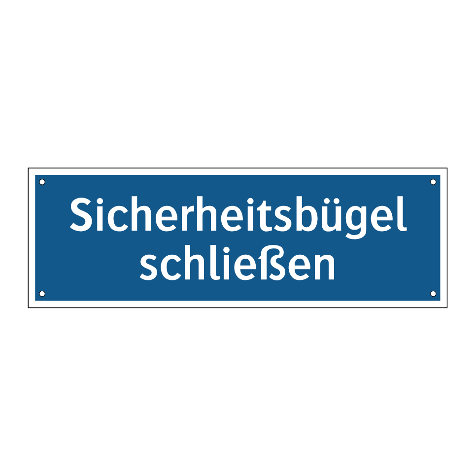 Sicherheitsbügel schließen