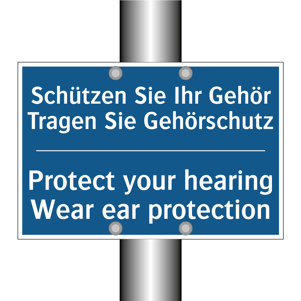 Schützen Sie Ihr Gehör Tragen /.../ - Protect your hearing Wear ear /.../