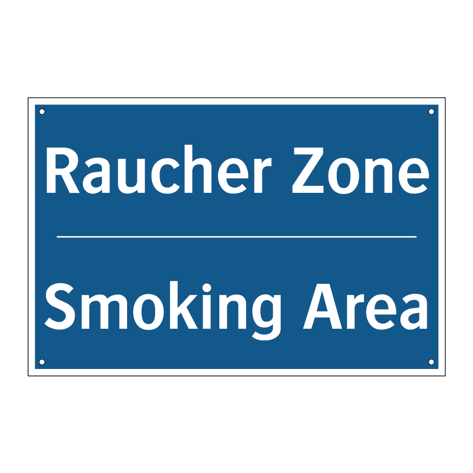 Raucher Zone - Smoking Area