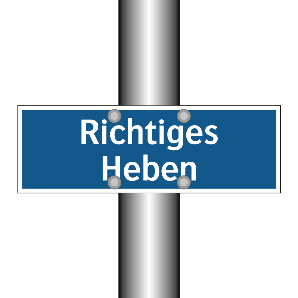 Richtiges Heben