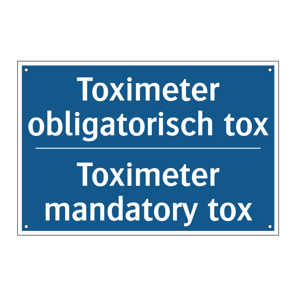 Toximeter obligatorisch tox - Toximeter mandatory tox
