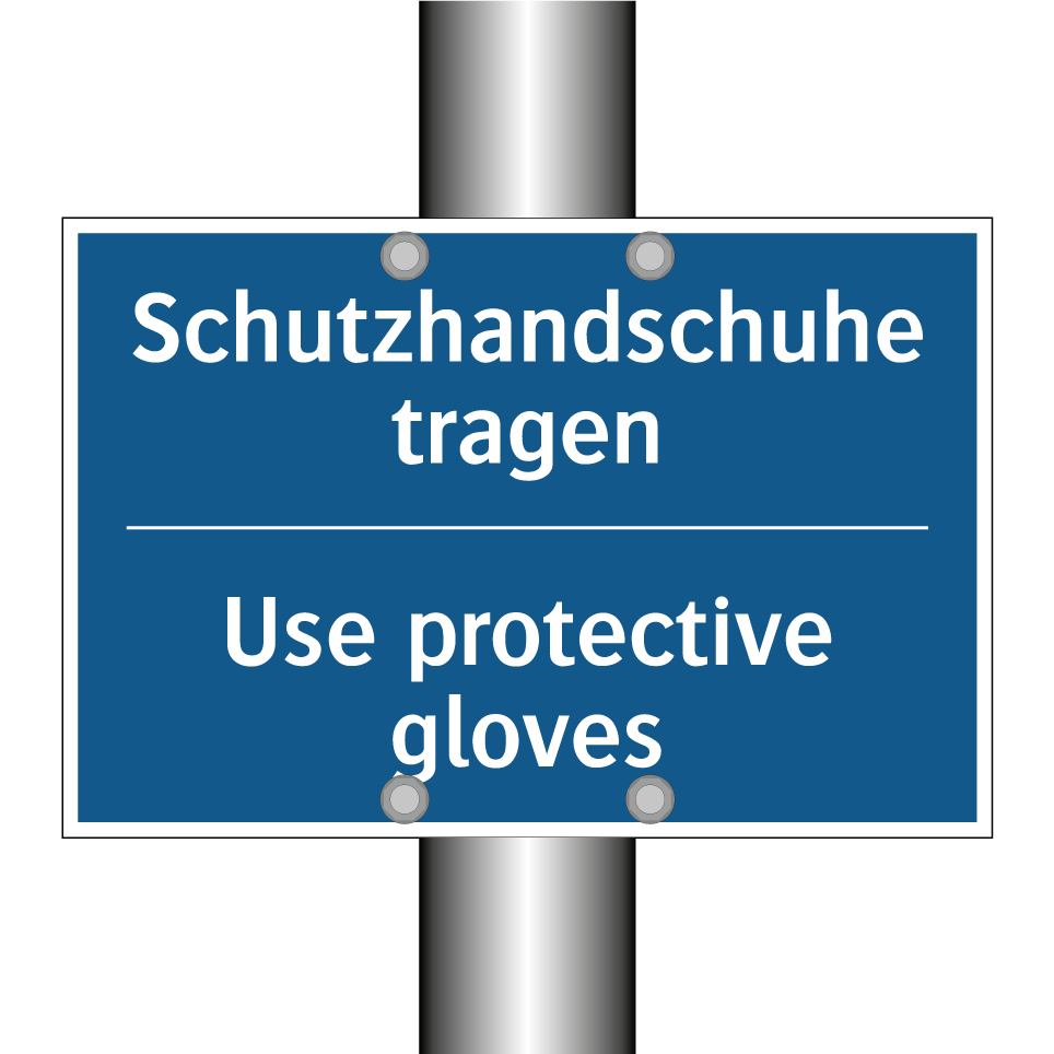 Schutzhandschuhe tragen - Use protective gloves