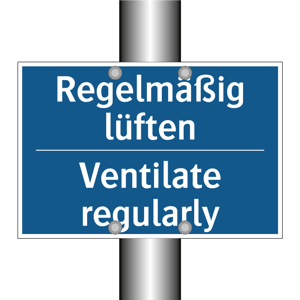 Regelmäßig lüften - Ventilate regularly
