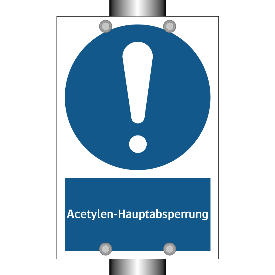 Acetylen-Hauptabsperrung
