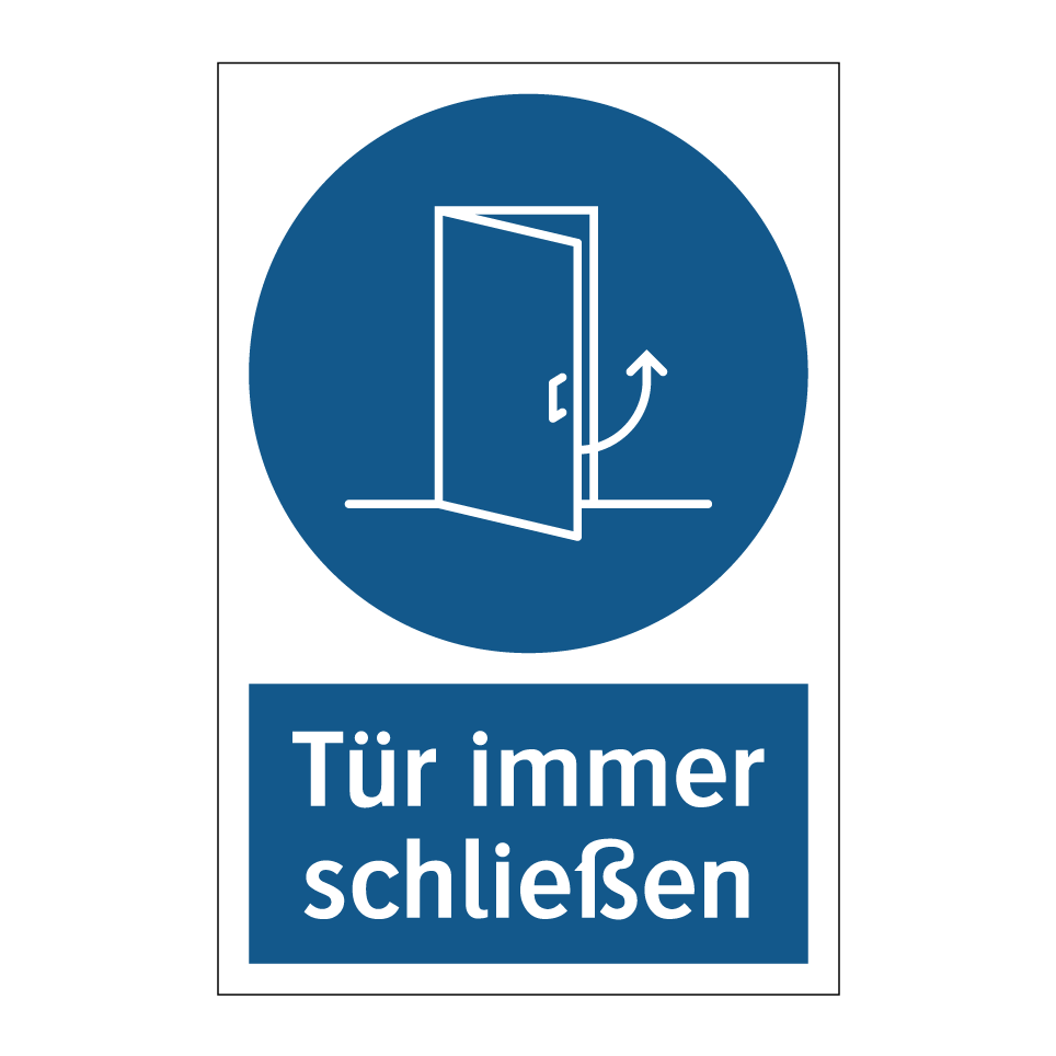 Tür immer schließen